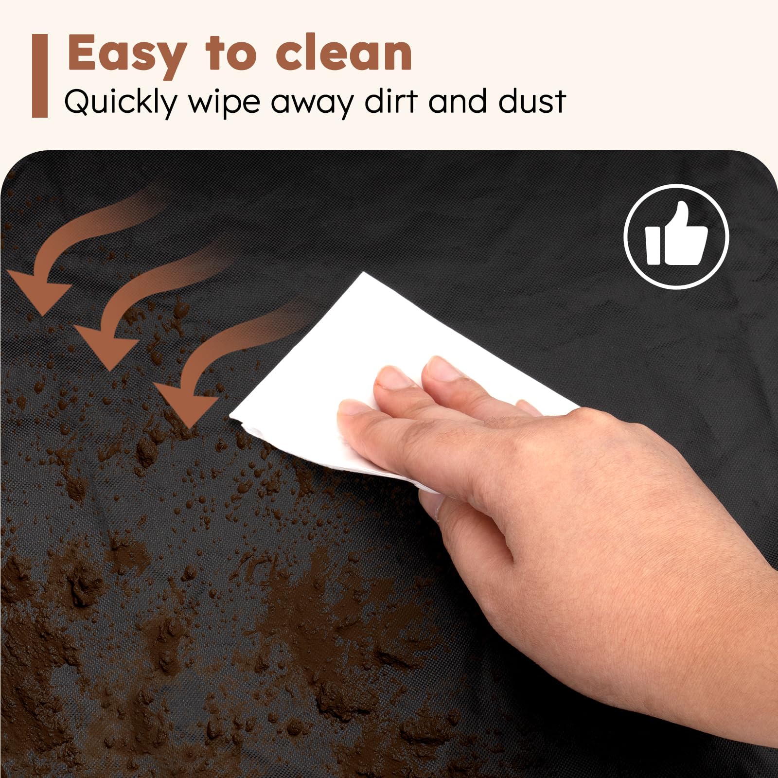 MR. COVER easy-clean surface for Weber Spirit grill covers