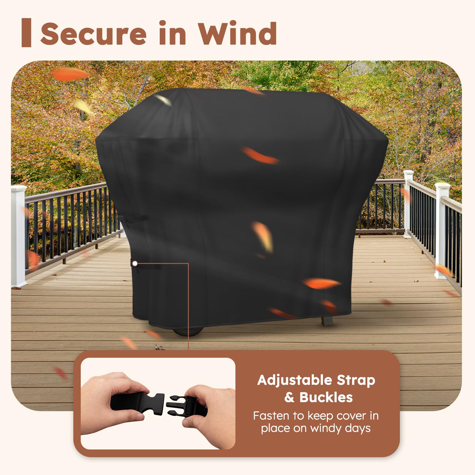 MR. COVER ideal year-round use with Weber Spirit grills