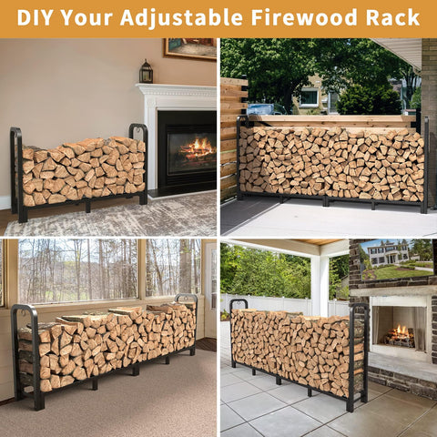 Mr IRONSTONE firewood rack quick and easy to assemble