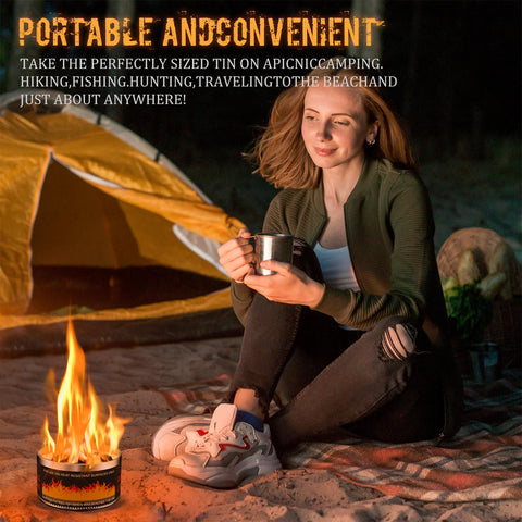 MR MIRYE fire pit during camping or tailgating delivers portable warmth.