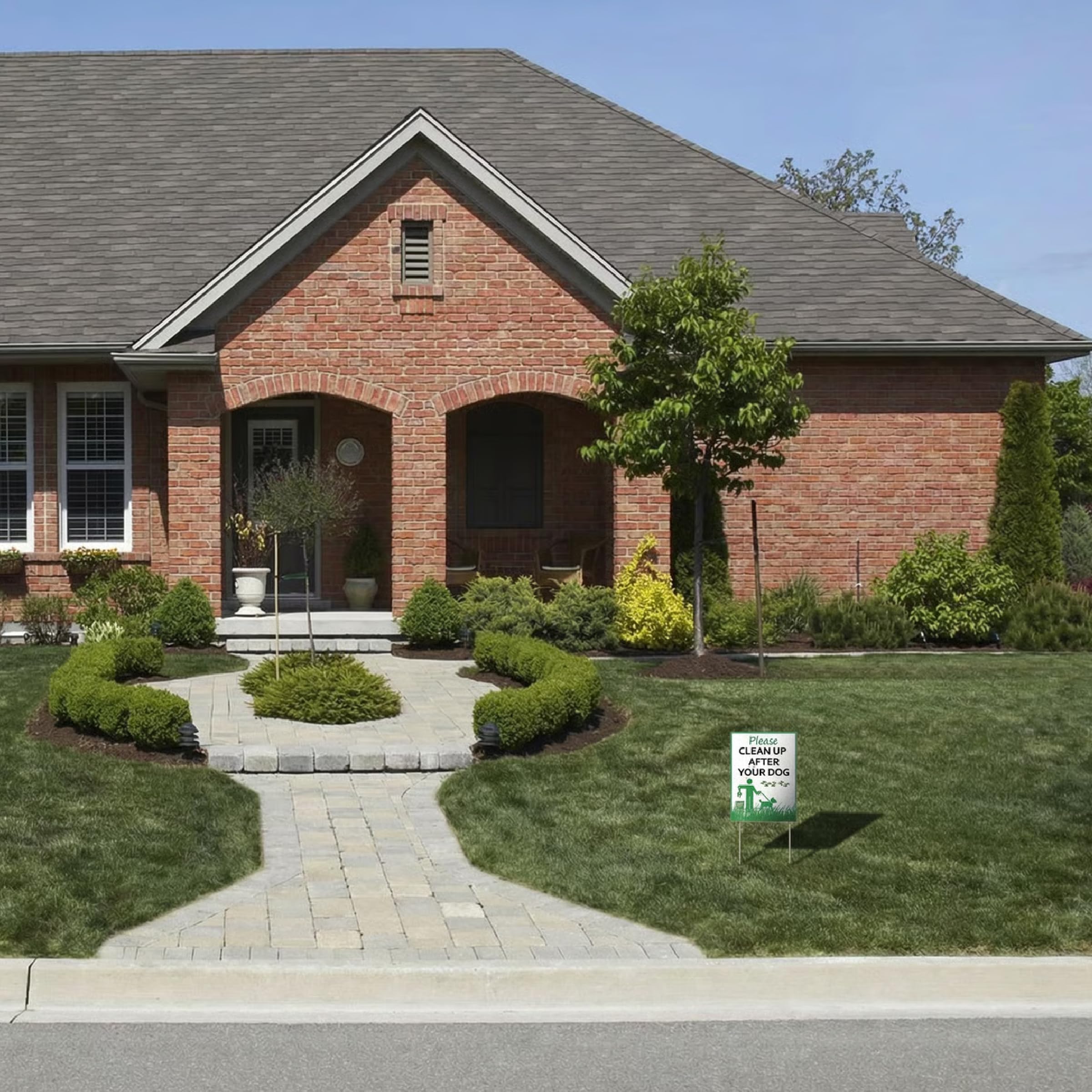 Mr. Pen double-sided yard sign ideal for front yards and parks.