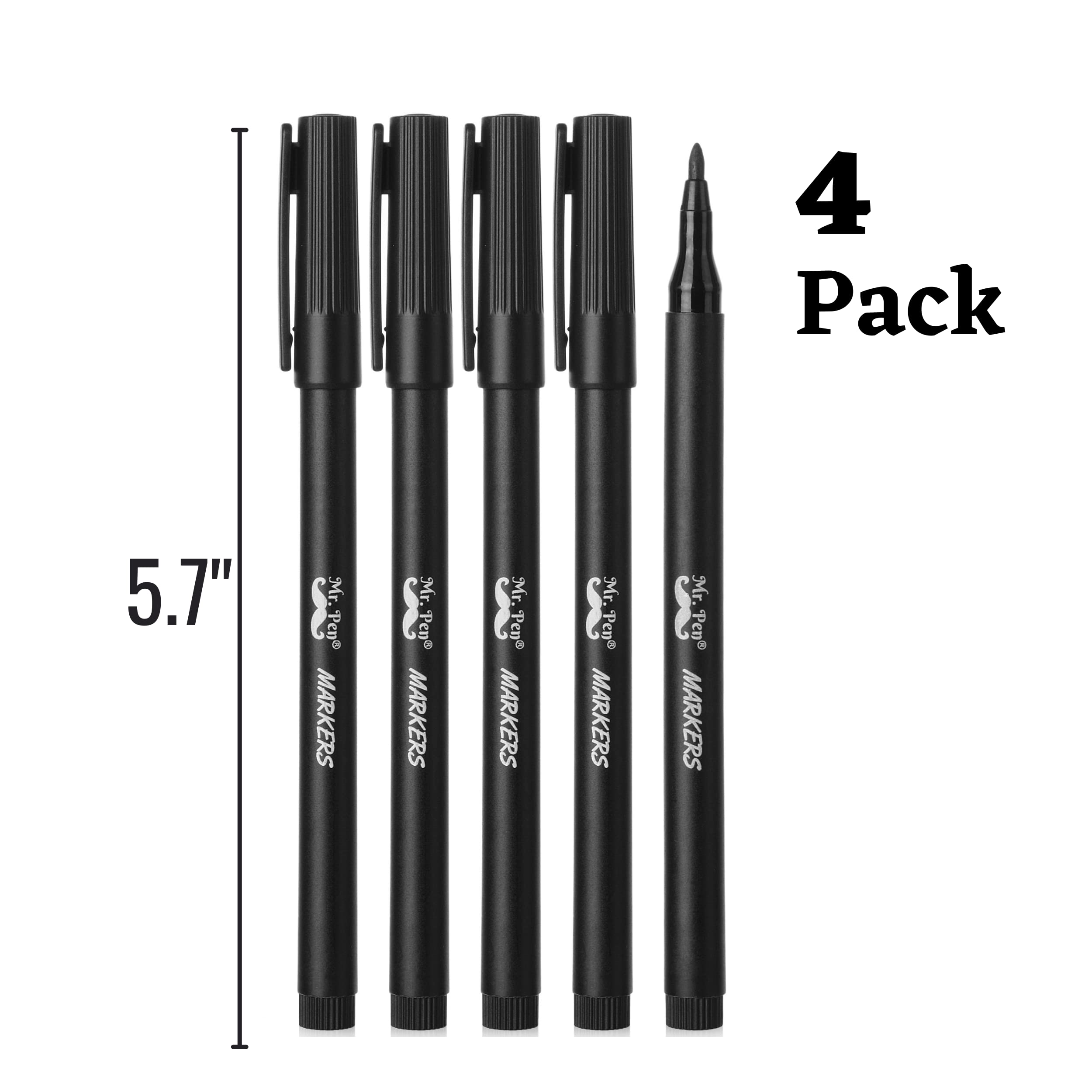 Mr. Pen fine-point nib close-up shows precise marking capability.