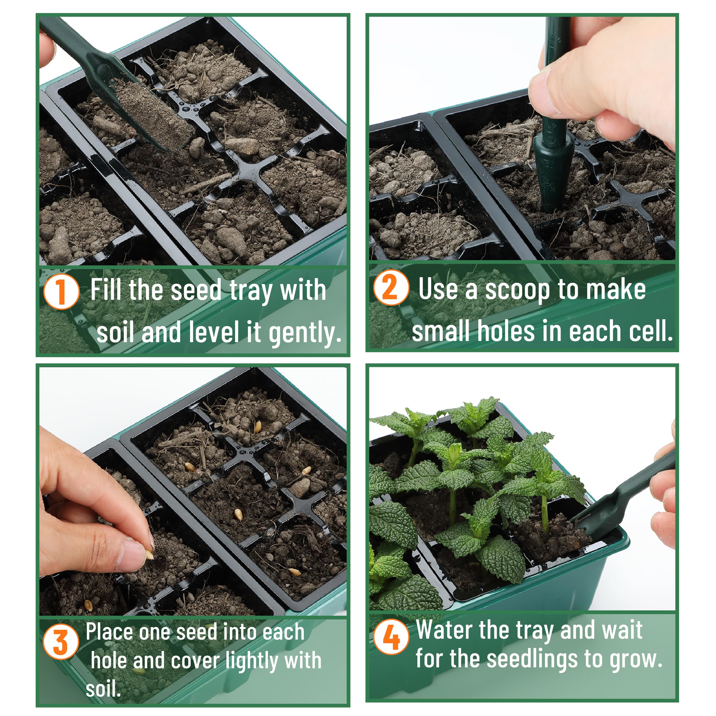 Mr. Pen shovel and scoop included for easy planting.