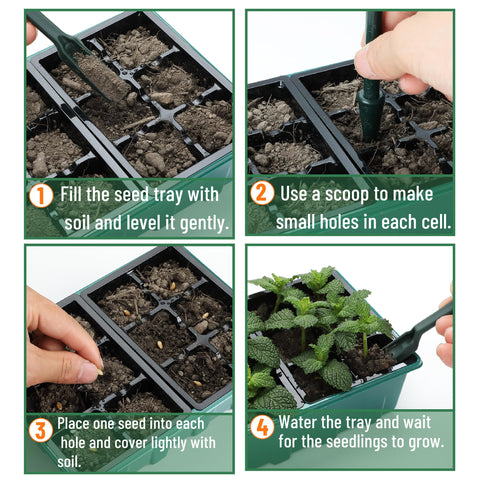 Mr. Pen shovel and scoop included for easy planting.