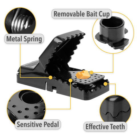 Mr. Pen mouse-trap durable materials with plastic and stainless steel
