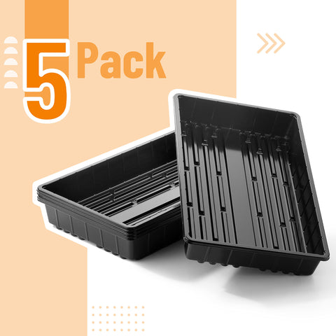Mr. Pen trays stacked showcasing durable reusable design for seedlings.