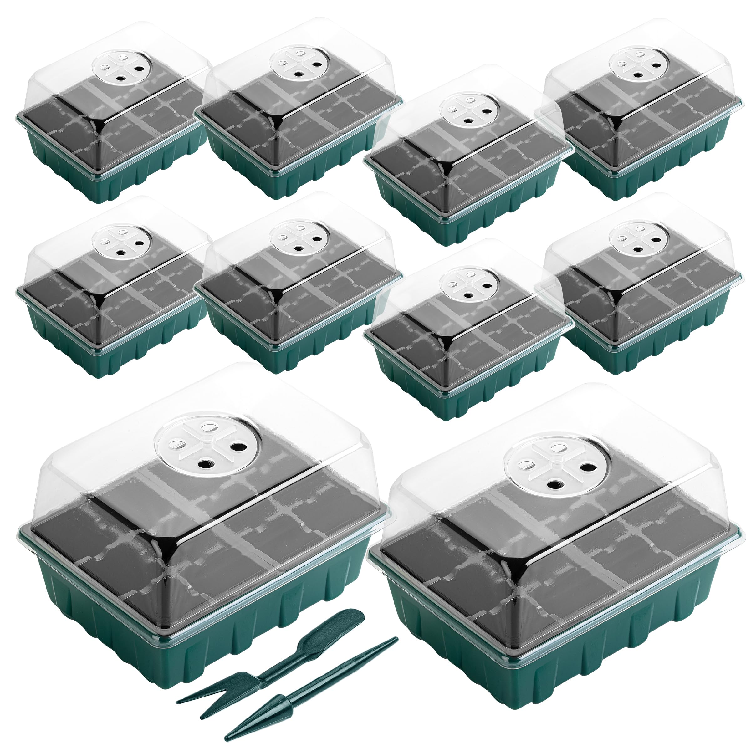 Mr. Pen seed starter tray with 12 cells for organized germination.