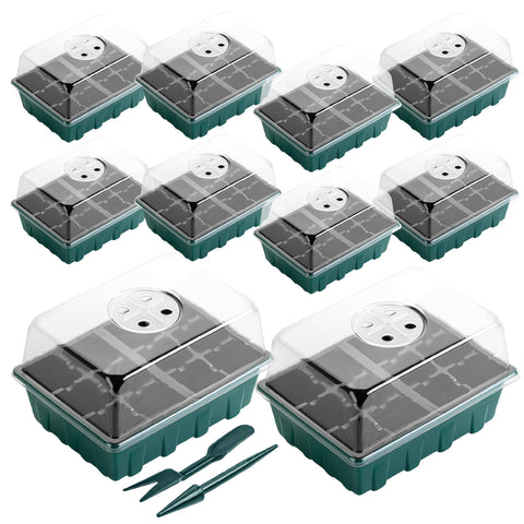 Mr. Pen seed starter tray with 12 cells for organized germination.