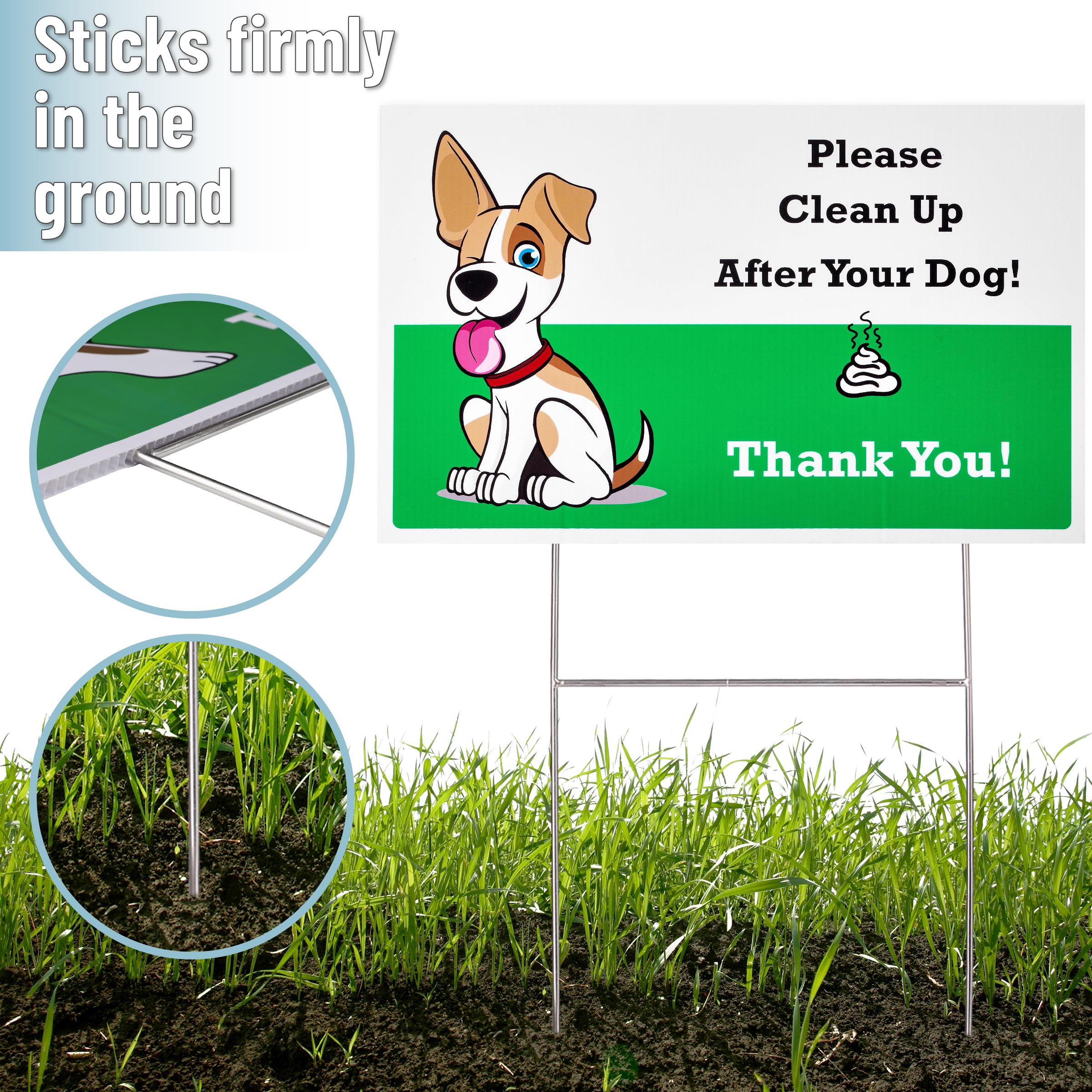 Mr. Pen Stainless Steel H-Stake provides durable garden support