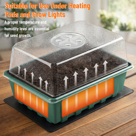 Mr. Pen transparent dome lid enables quick growth monitoring.