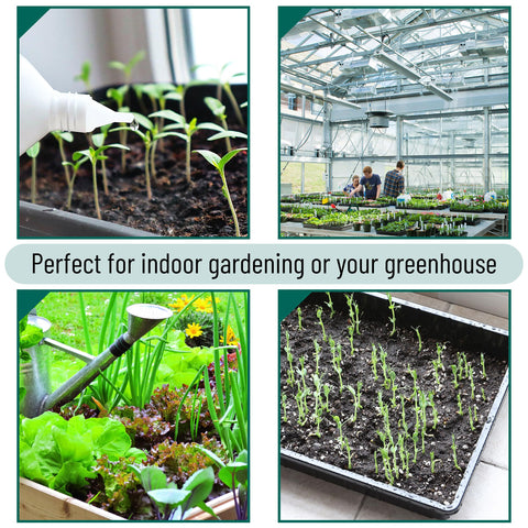 Mr. Pen trays compatible with heat mats for faster germination.