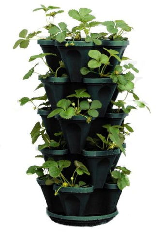 Mr. Stacky 1305-HG five-tier planter overview shows space-saving design for small gardens