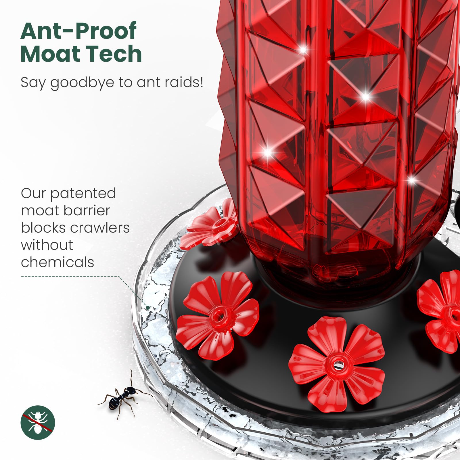 MrCrafts window-mount suction cup provides secure outdoor mounting