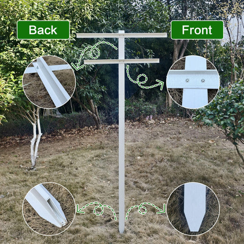 MR Garden lightweight yet heavy-duty design stays stable without base rot