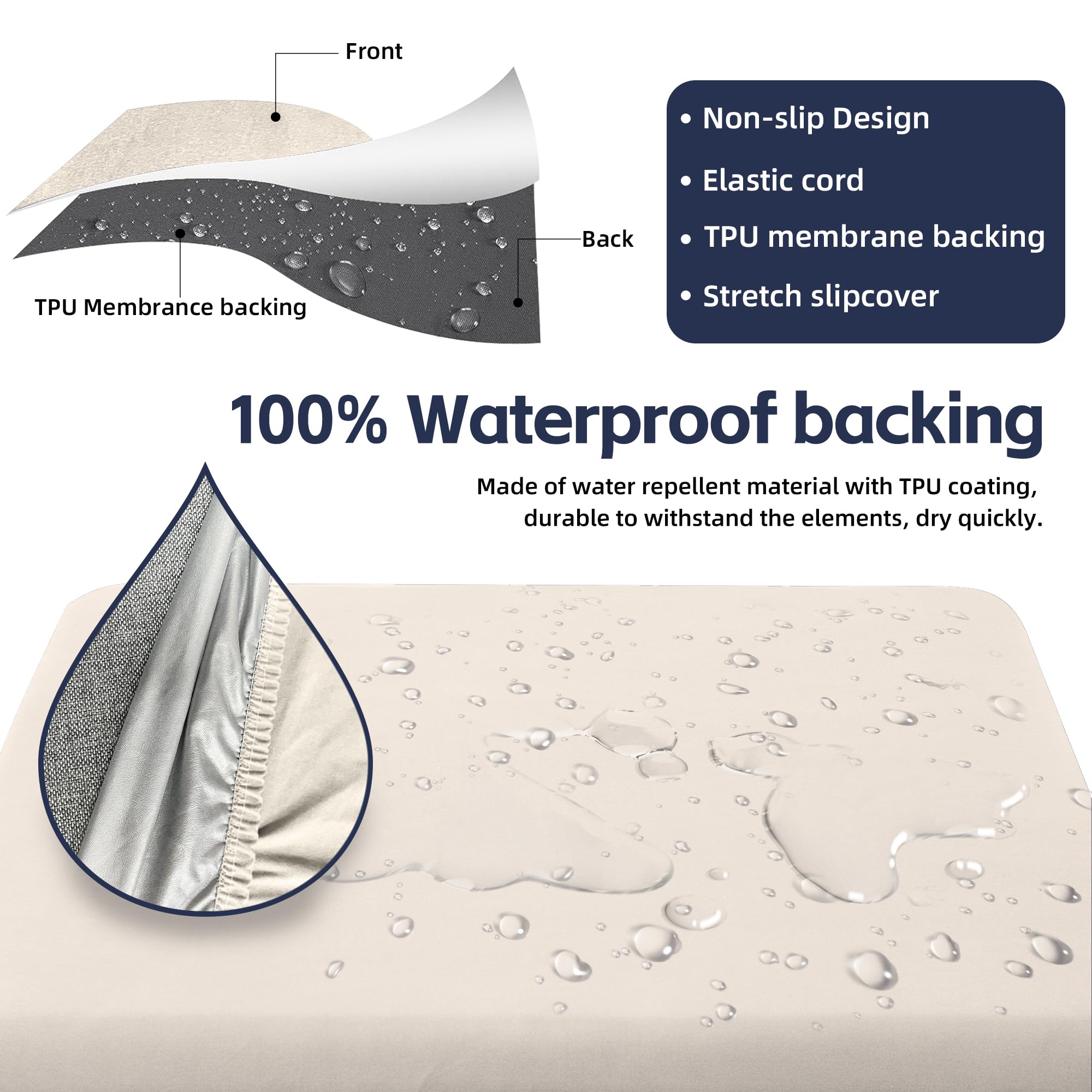 MRGSDL easy machine-wash maintenance keeps cushions clean.