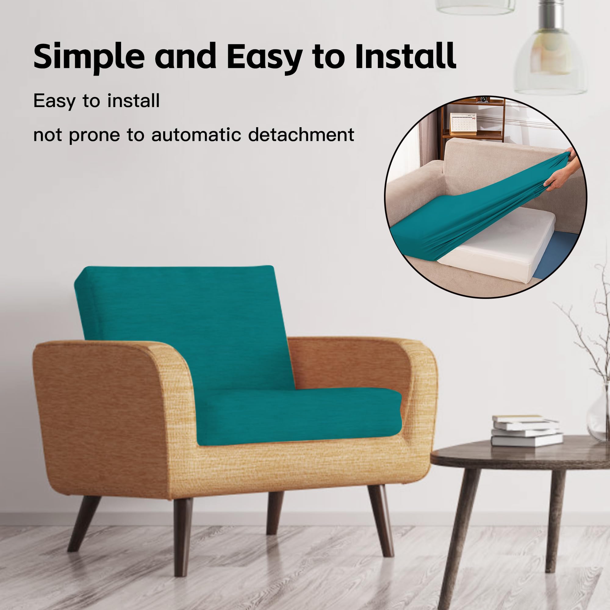 MRGSDL furniture protector in peacock blue complements outdoor decor.