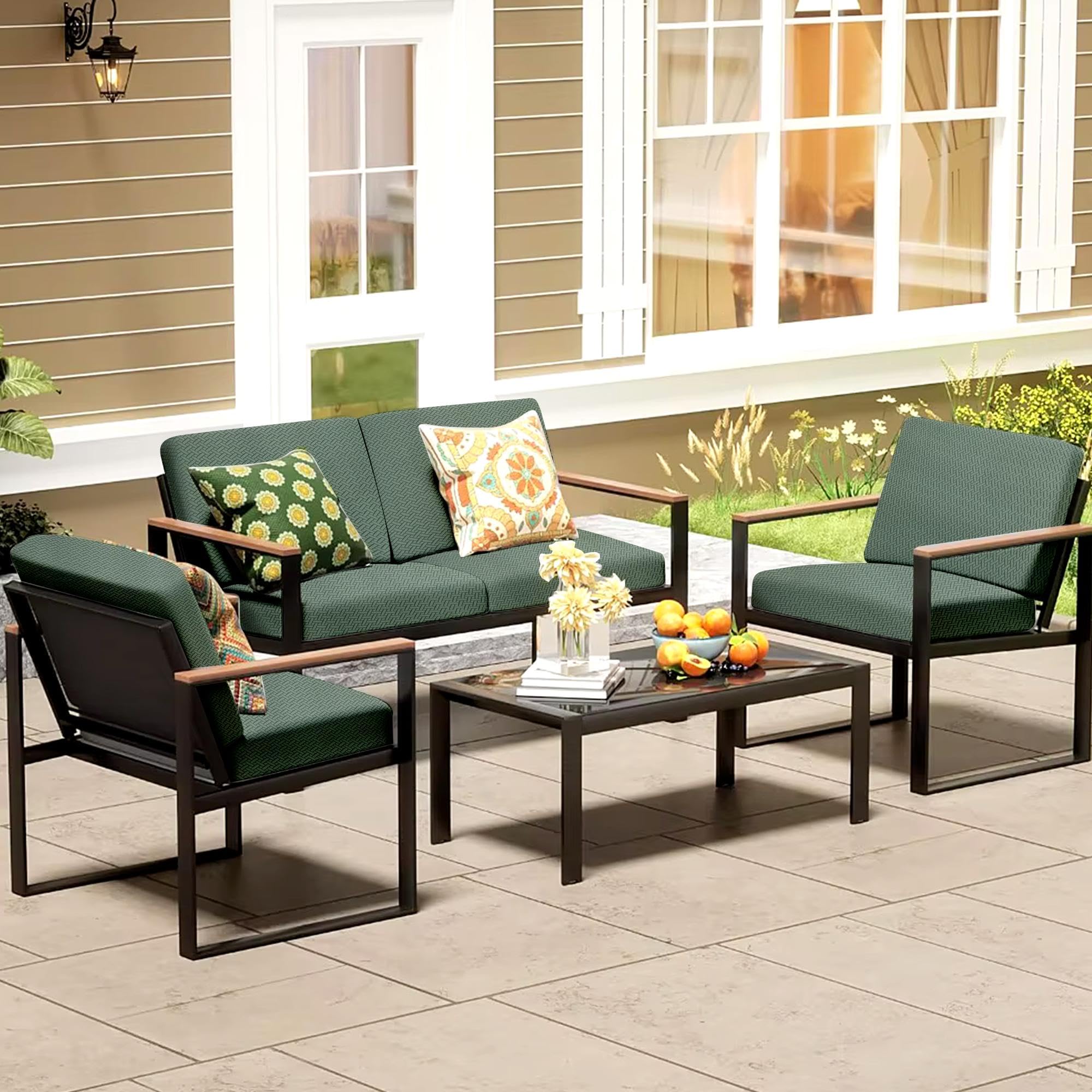 MRGSDL indoors-outdoors cushion cover suitable for both porch and living space.