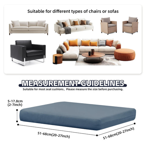 MRGSDL patio cushion cover with elastic fit for cushions 20-27 inches.