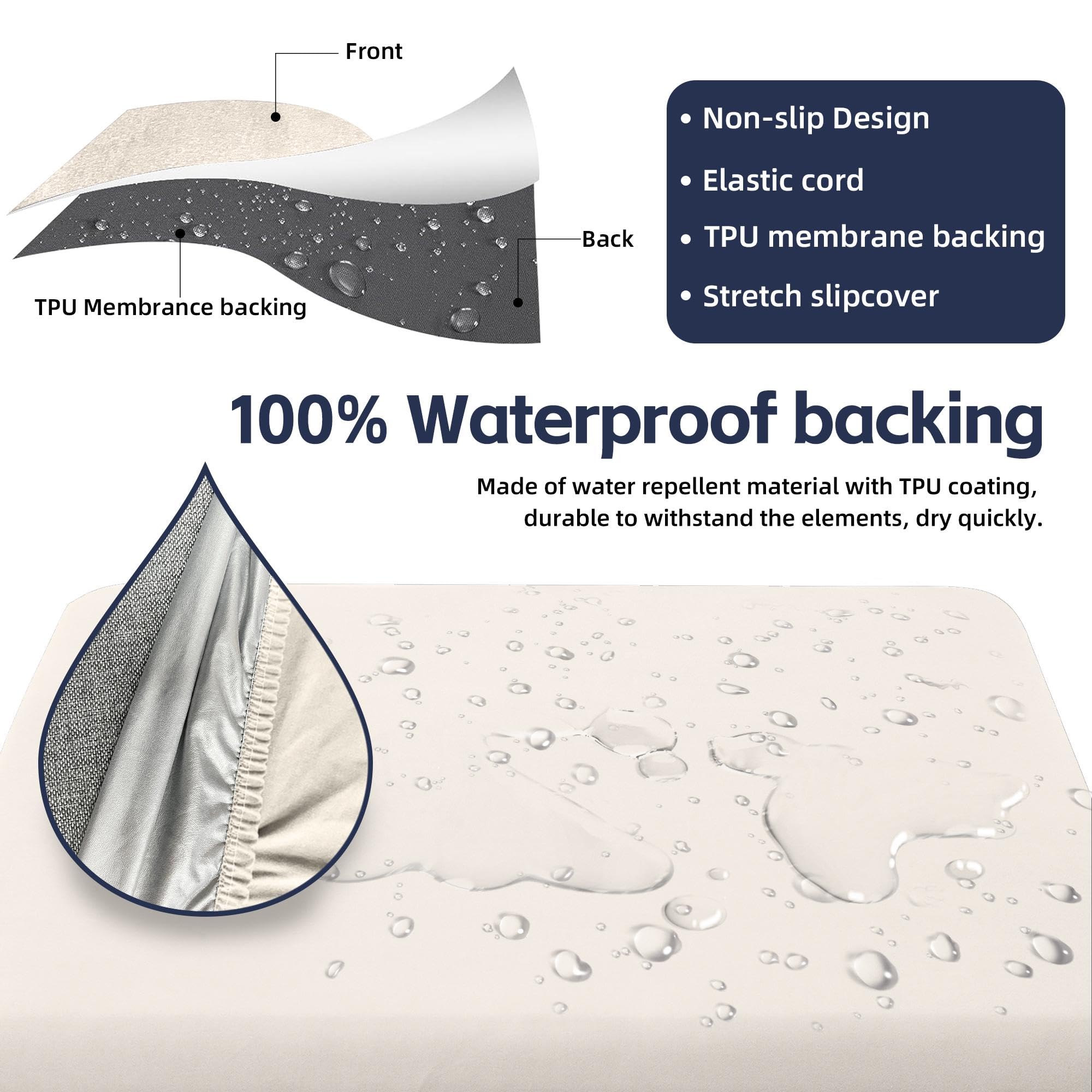 MRGSDL removable cover is machine washable for easy maintenance.