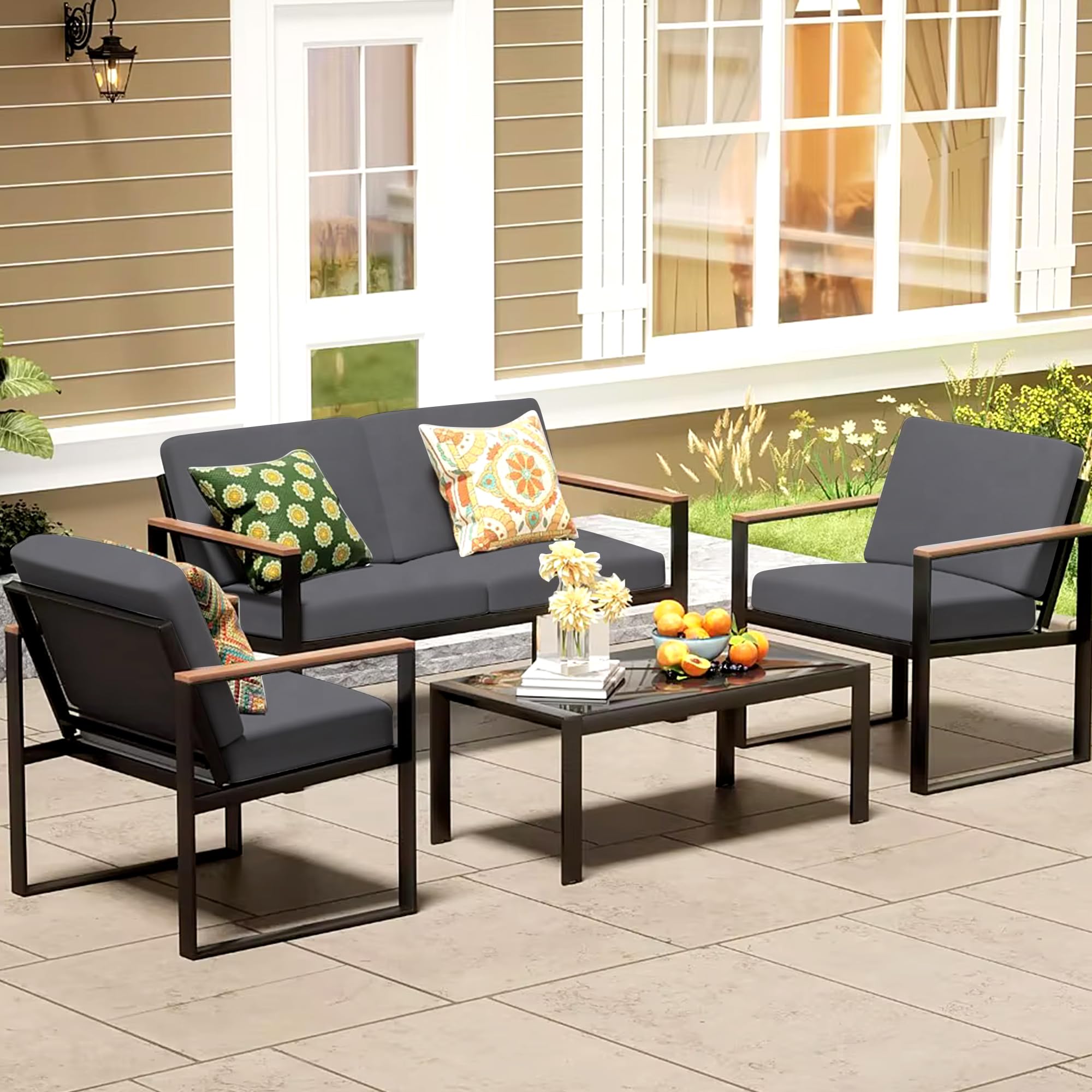 MRGSDL versatile cushion cover shown on different furniture styles