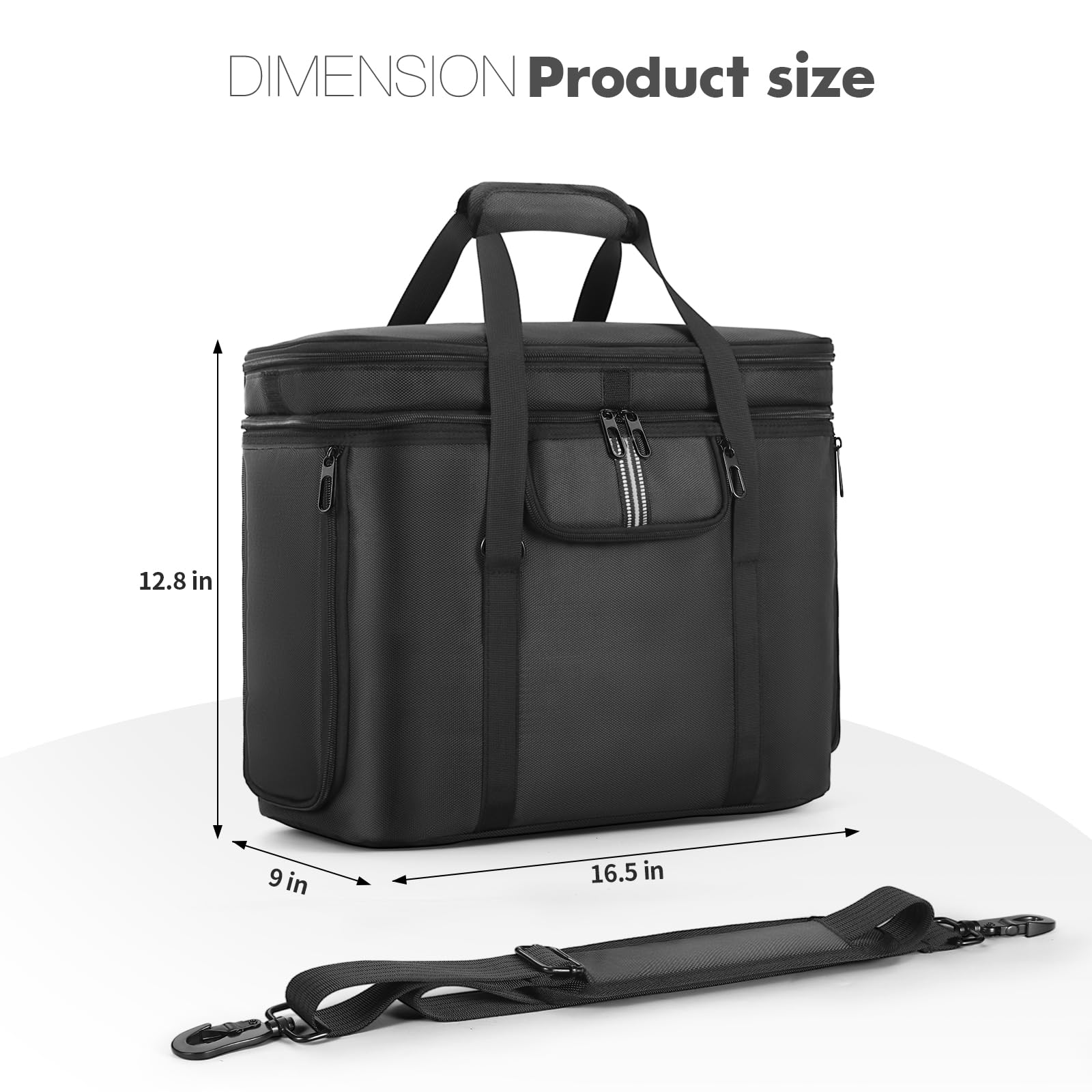 MRINCA case with water-resistant exterior protects against rain and splashes during outdoor trips.