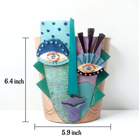 Mrlikale indoor-outdoor-planter fits compact spaces in any setting.
