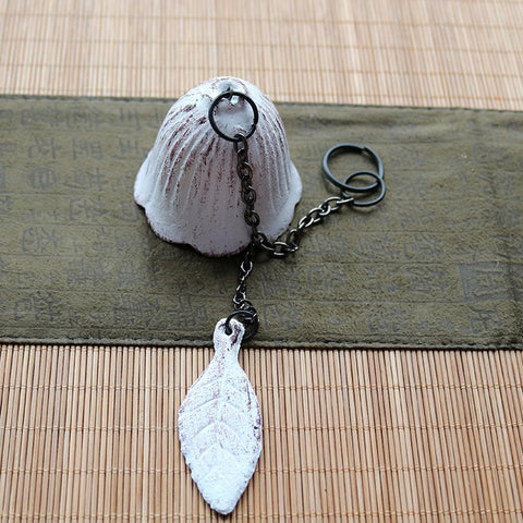 MrMrKura outdoor wind chime hanging in garden adds serene ambience