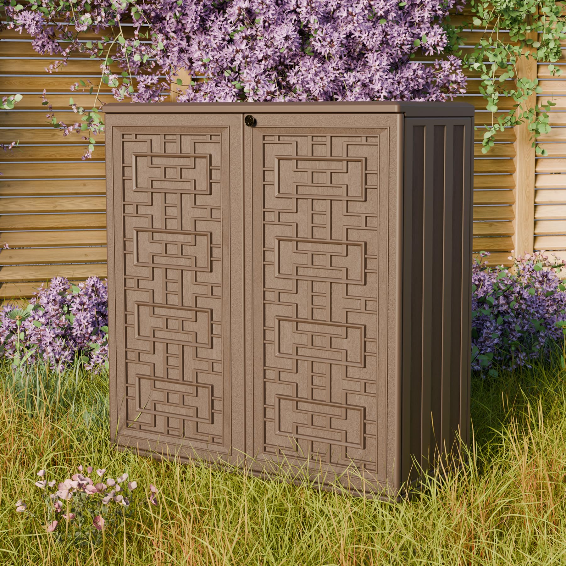 Mrosaa cabinet interior is smooth and easy to wipe.