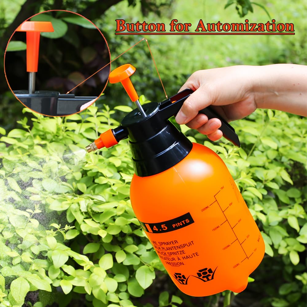 MRPAPA adjustable brass nozzle close-up enabling mist or stream for flexible plant care