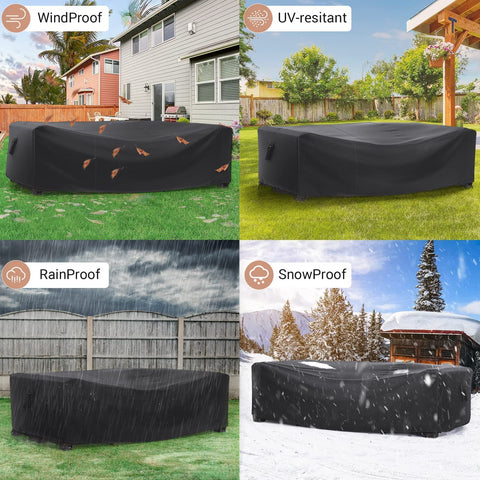 Mrrihand all-weather protection for outdoor furniture during storms