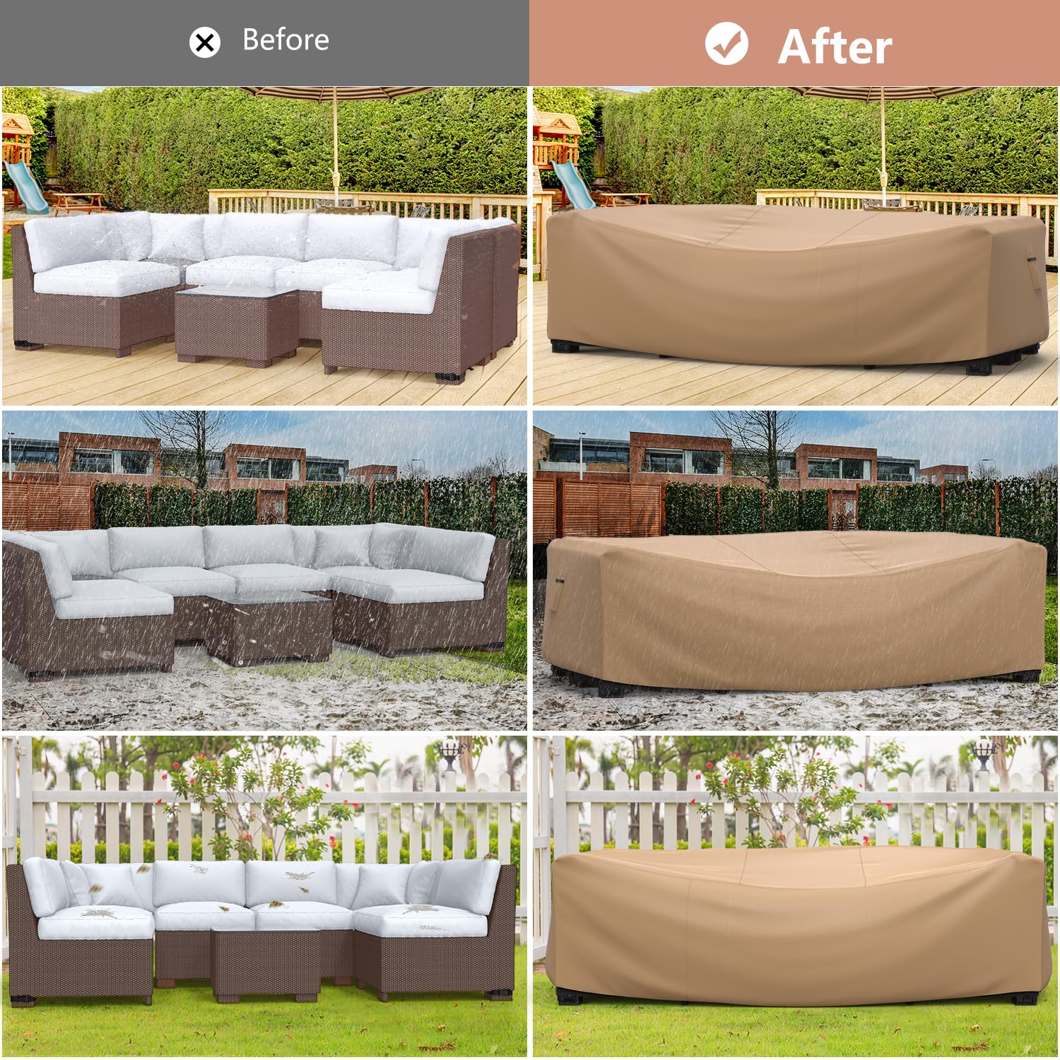 Mrrihand fits round or oval dining sets, chairs, and tables with ease.