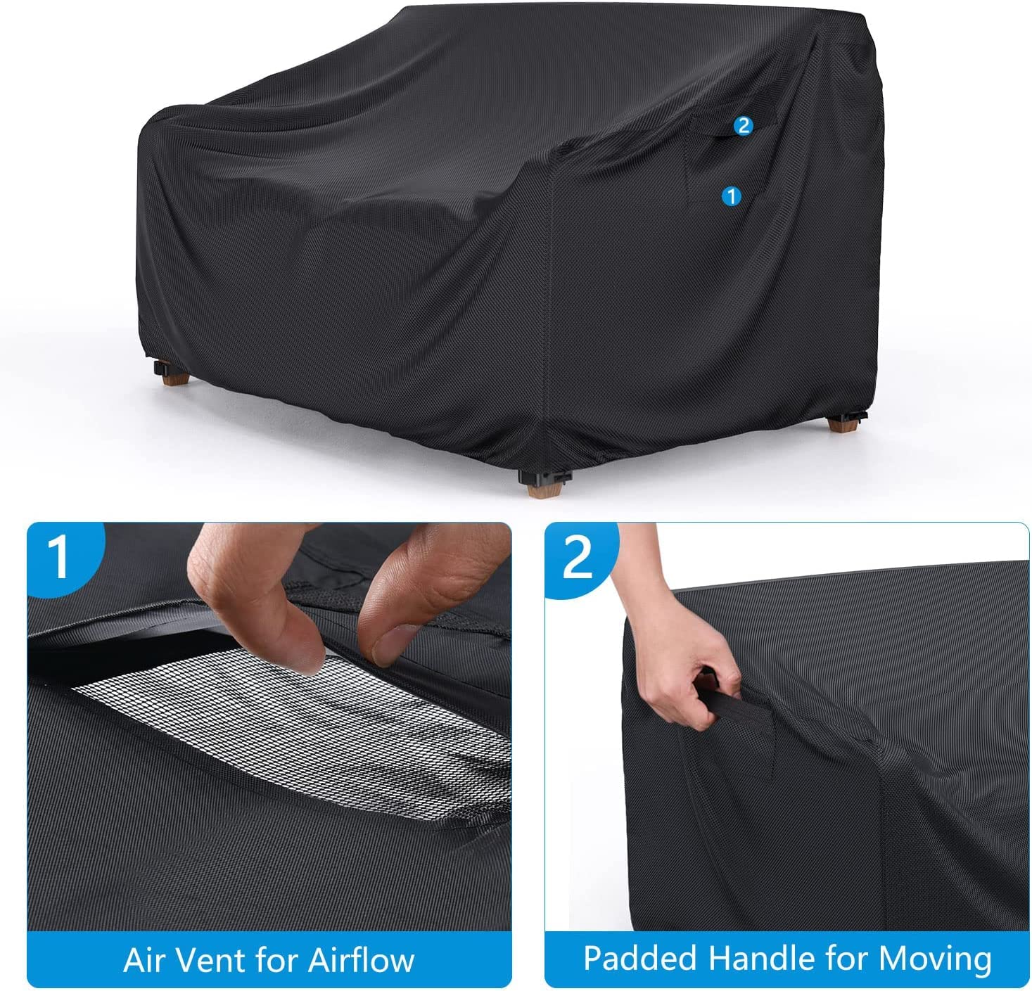 Mrrihand four click-close straps with cord-lock keep the cover in place.