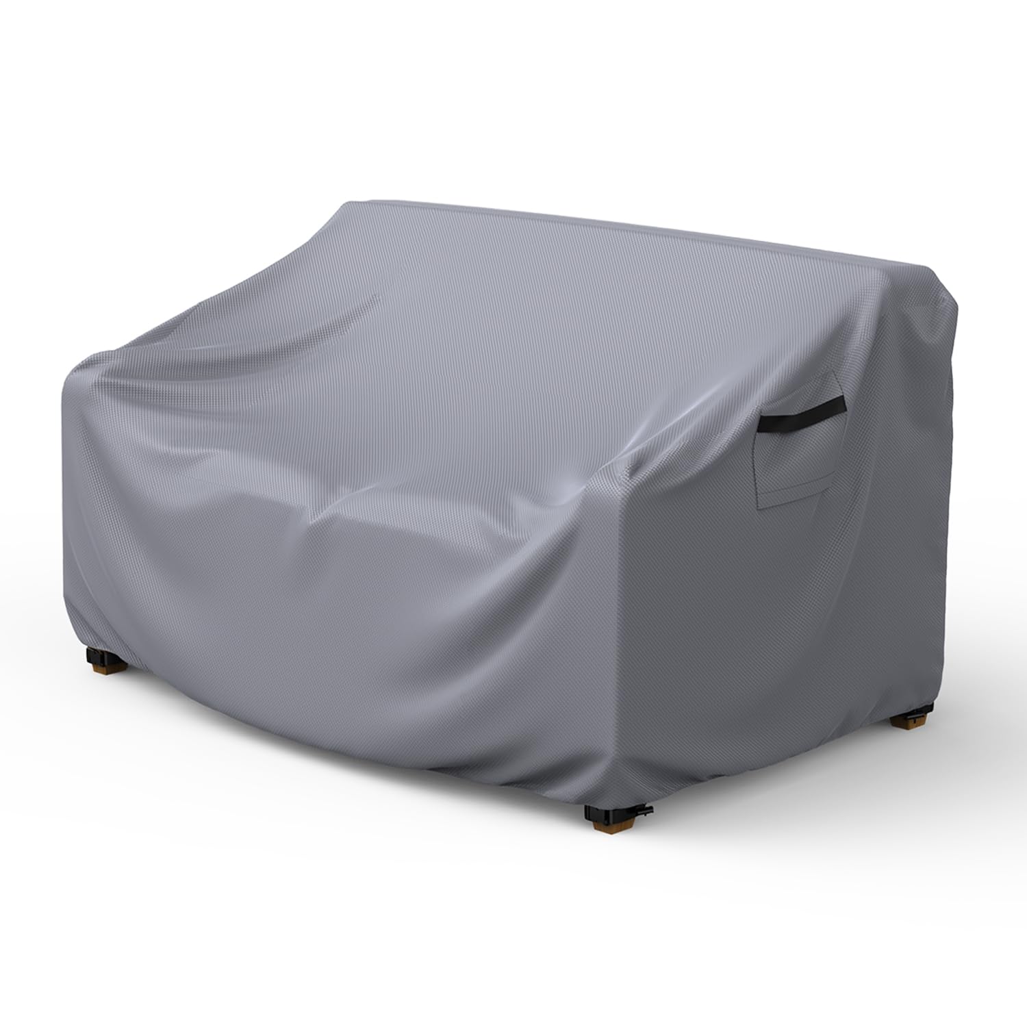 Mrrihand heavy-duty patio sofa cover 60w-34d-30h shields from rain and sun.
