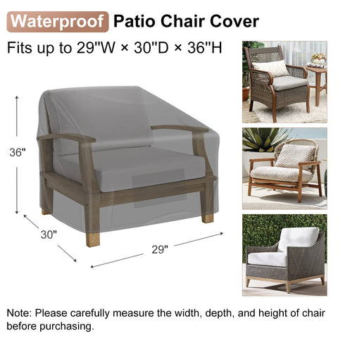 Mrrihand lounge deep seat cover provides snug fit for larger chairs