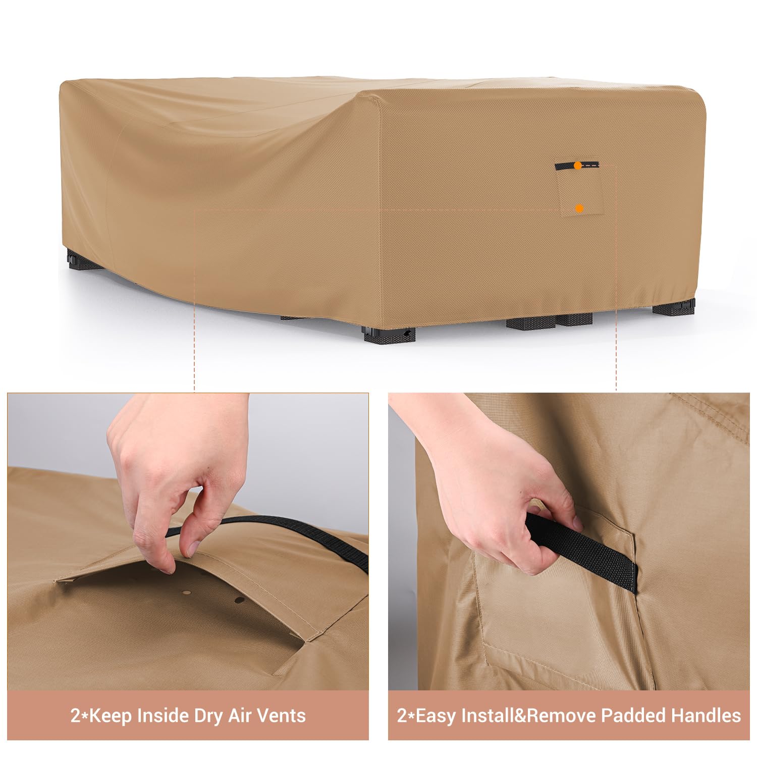 Mrrihand exterior 420D Oxford fabric withstands sun and wind