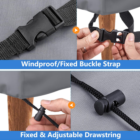 Mrrihand cover with padded handles for easy installation and removal.