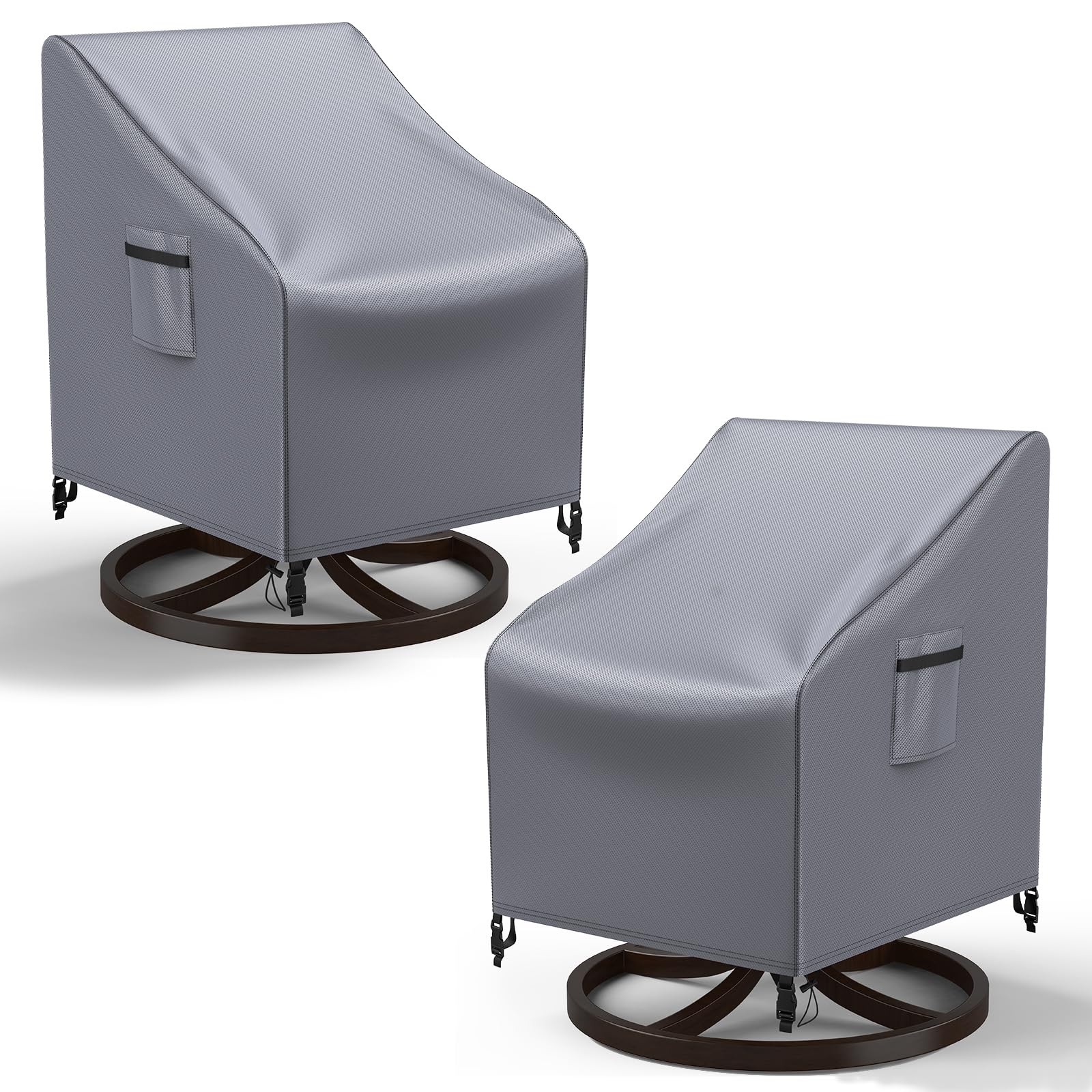 Mrrihand patio chair cover 2-pack protects chairs from rain and dust