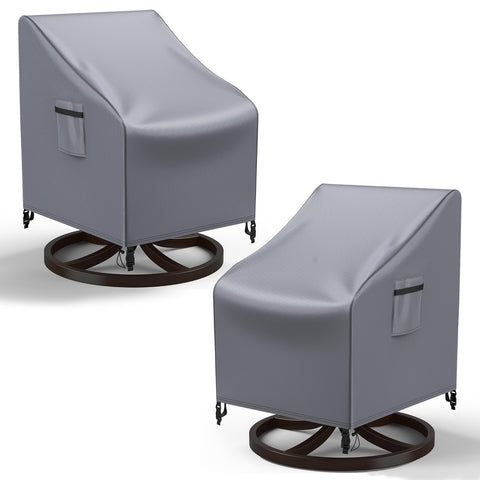 Mrrihand patio chair cover 2-pack protects chairs from rain and dust