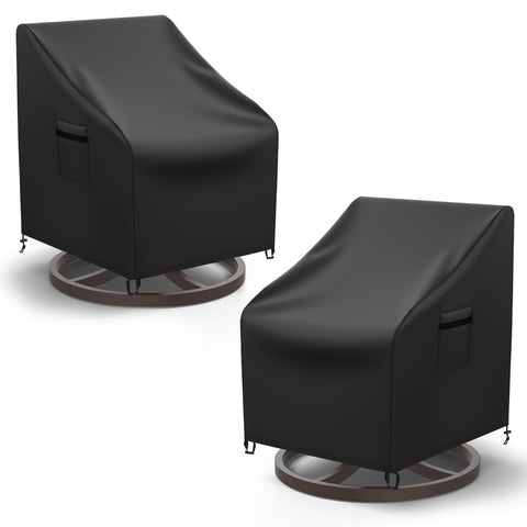 Mrrihand patio chair cover with buckle straps secures wind and rain