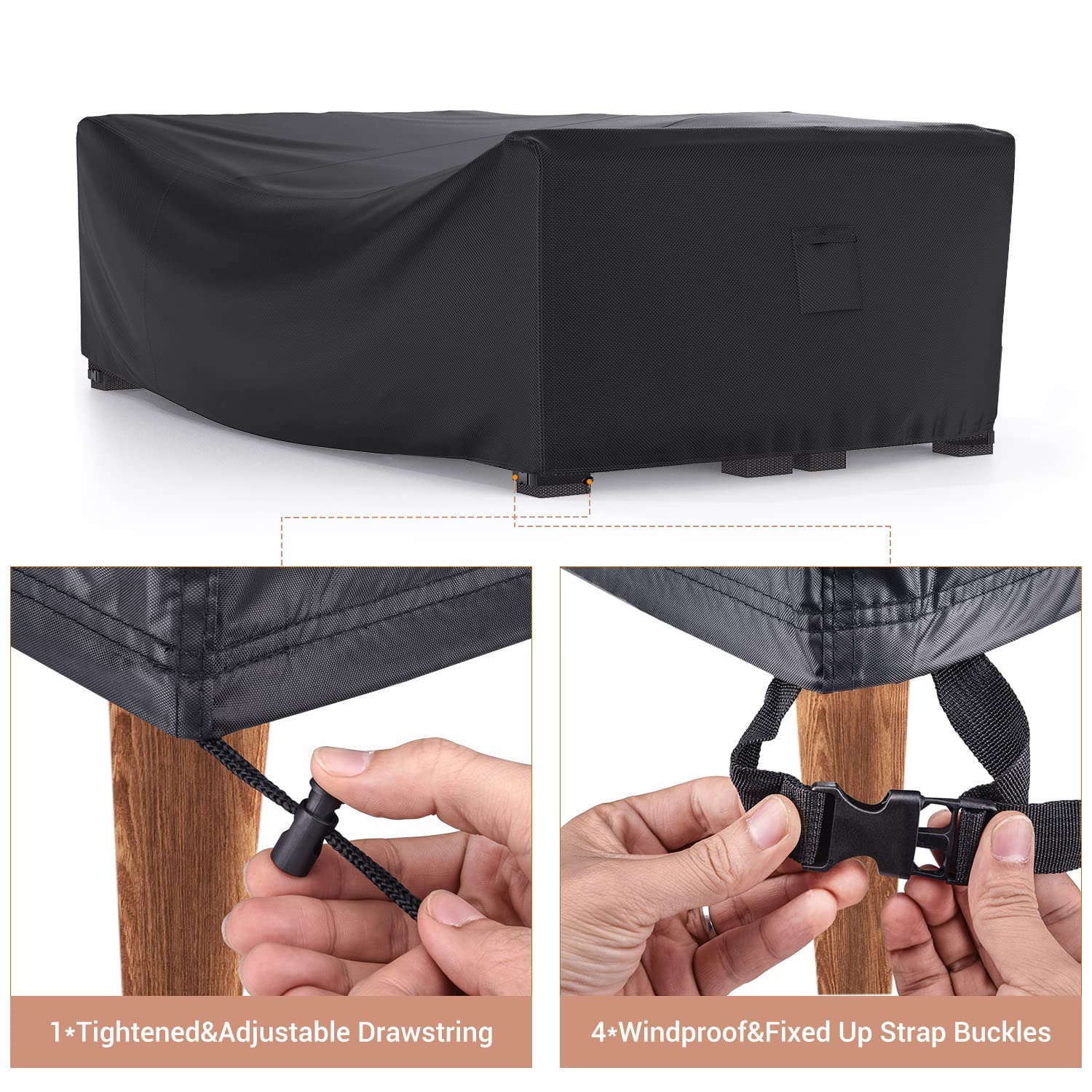 Mrrihand patio cover with air vent design reduces condensation.