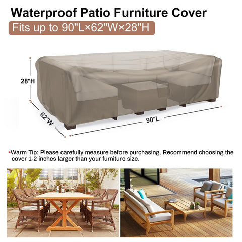 Mrrihand waterproof coating and seam tape help keep furniture dry under cover.