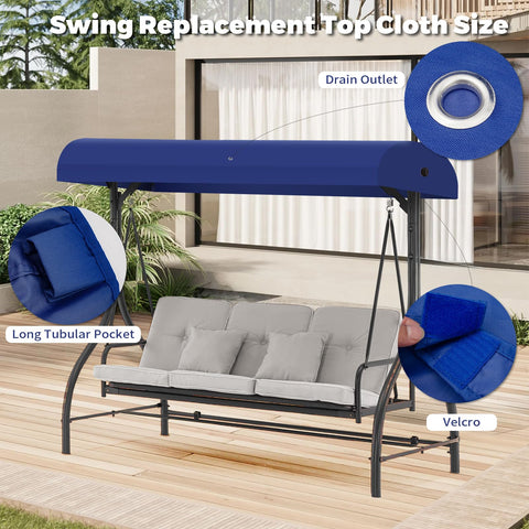 Mrsenloi replacement top makes installation simple, saving time and avoiding new swing purchase.