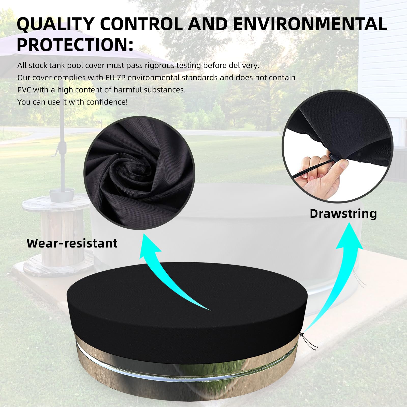 MRWiZMS multi-use design suits inflatable pools, hot tubs, and pet pools