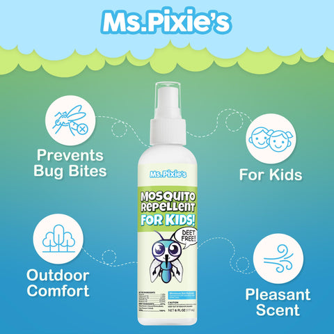 Travel-friendly 6 oz bottle ready for trips and outings with Ms. Pixie's.
