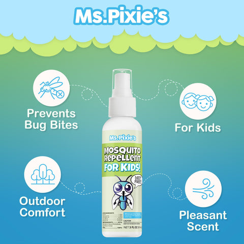 Ms. Pixie's spray ideal for patios and travel, indoors or outdoors.