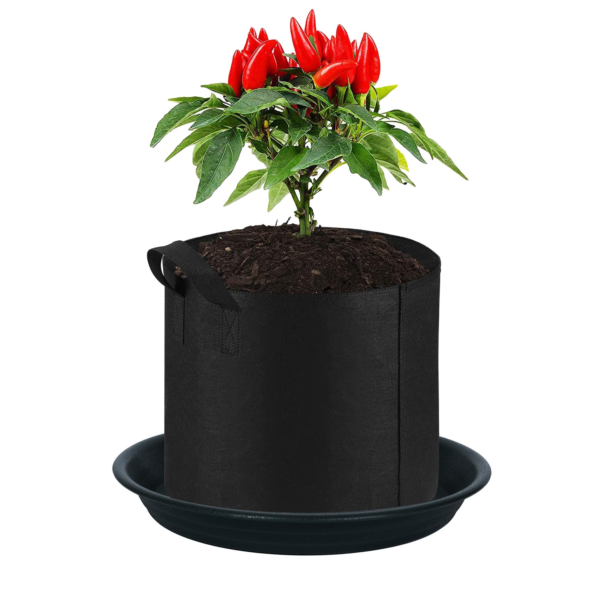 MSKIAUO height 1.2-inch waterproof tray catches runoff.