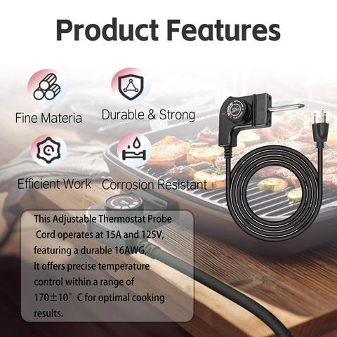 MsTental ergonomic cord handle designed for easy plugging and unplugging