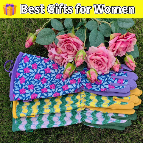 MSUPSAV floral pattern garden gloves add style to gardening routines