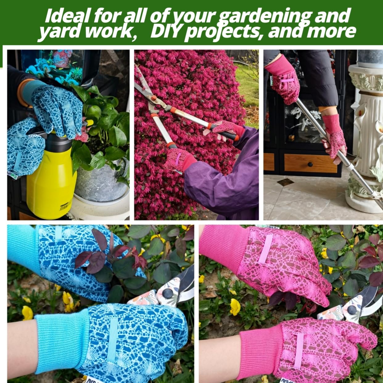 MSUPSAV gloves are suitable for common gardening or lawn tasks.
