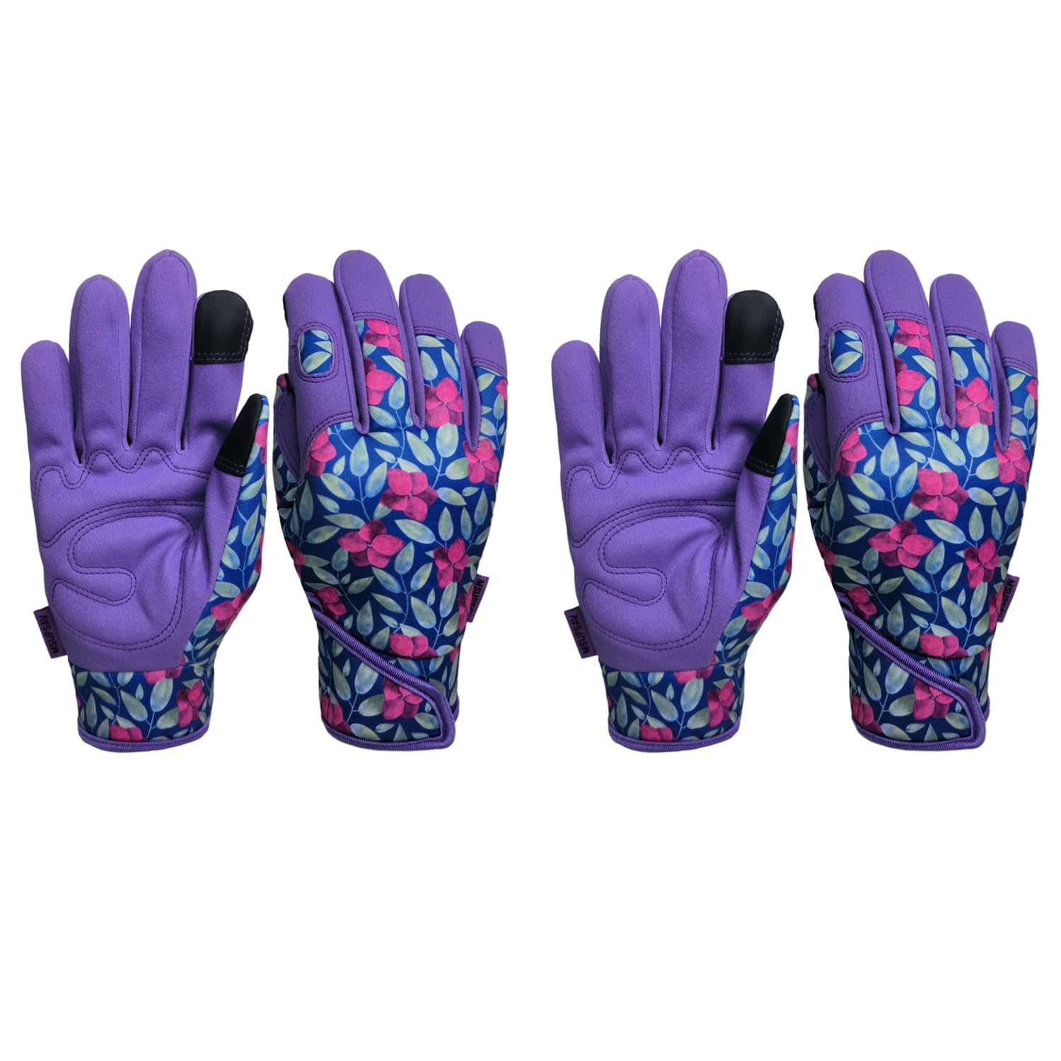 MSUPSAV garden gloves back stretchable fabric for flexible gardening.